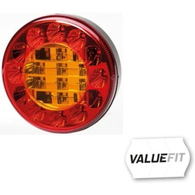 Abbildung von HELLA 2SD 357 027 001 Heckleuchte links, rechts rot/gelb schwarz VALUEFIT