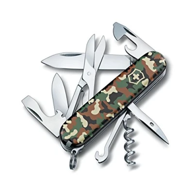 Abbildung von Victorinox, Taschenmesser, Climber, 91 mm, Camouflage (14 Funktionen, Klinge, Korkenzieher, Dosenöffner, Klinge)