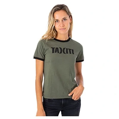 Abbildung von Hurley Damen W Oceancare Aloha Tee T Shirt, Olive Night, XS EU