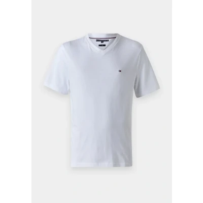 Abbildung von Tommy Hilfiger Essential V NECK TEE Tshirt basic, Herren, Größe: XS, White
