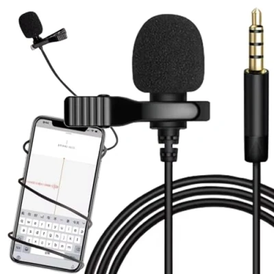 Abbildung von TronicXL 2 Stück Premium Ansteckmikrofon 3,5mm Klinke I Lavalier Ansteck Mikrofon für Smartphone Handy Kamera Camcorder Laptop Interview Video Live Streaming YouTube Tiktok Podcast