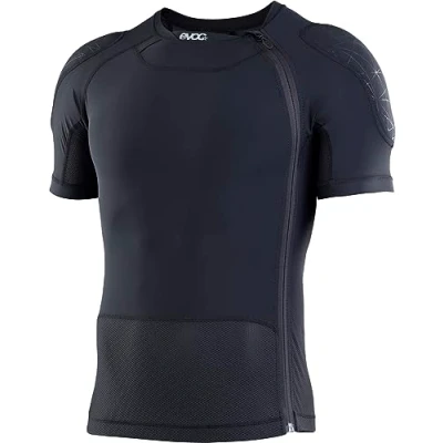 Abbildung von EVOC PROTECTOR SHIRT ZIP, Protektorenhemd (LITESHIELD FLEX Rücken und Schulterprotektoren, inkl. Reißverschluss Werkzeugtasche, maschinenwaschbar, Größe: XL), Schwarz