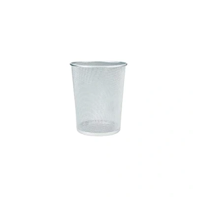 Abbildung von Rubbermaid Commercial Products 5gal Round Mesh Wastebasket Silver