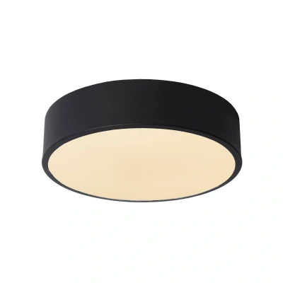 Abbildung von LUCIDE UNAR Deckenleuchte Ø 20 cm LED Dim. 1x12W 2700K 3 StepDim Schwarz