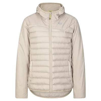Abbildung von Ziener Damen NANTANA Wärme Jacke Outdoor/Skitour winddicht, Wolle, PFC frei, silver beige, 40