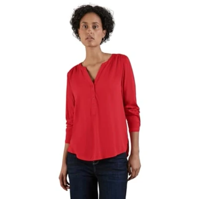 Abbildung von Street One Unifarbe Bluse, Damen, Größe: 36, Rot