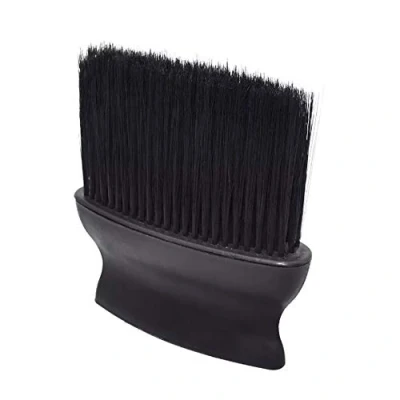 Abbildung von IKAAR Friseur Nackenpinsel Nacken Bürste Barbier Haarpinsel Soft Barber Reinigung Haarbürste Friseurpinsel Schwarz