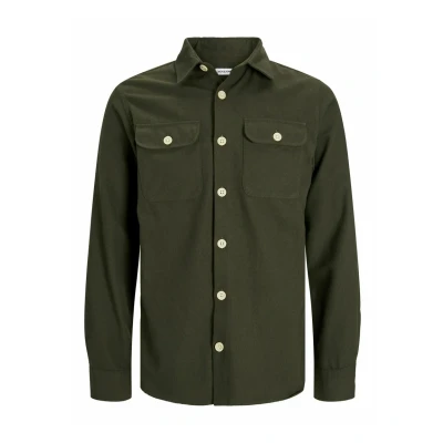 Abbildung von Jack &amp; Jones Jjedarren NOOS Hemd, Herren, Größe: Small, Forest night
