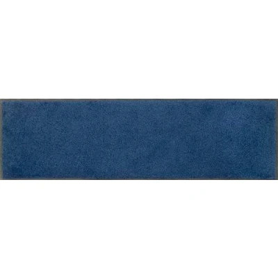 Abbildung von Wash+Dry Fußmatte, Original Navy 35x120cm, innen und außen, waschbar, blau