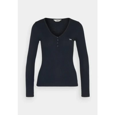 Abbildung von Lee Henley Langarmshirt, Damen, Größe: 38, Unionall black