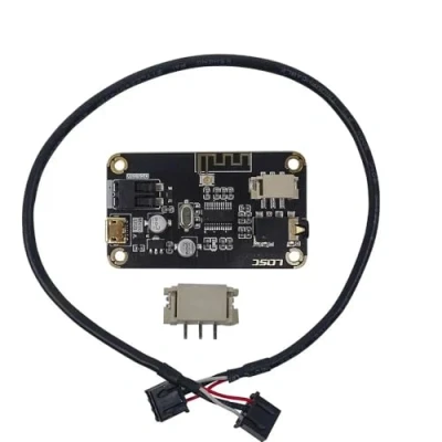 Abbildung von DollaTek Bluetooth Empfangsmodul, tragbare Audio Stereo Empfängerplatine AS1711BT DC 5 35V Drahtlose Elektronik Modul Chip für DIY Kopfhörer Home