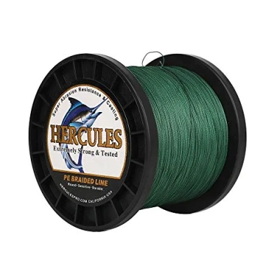 Abbildung von HERCULES Super Cast 100m 2000m Yards Geflochtene Angelschnur 10lb 300lb Test für Salzwasser Süßwasser PE Geflecht Fischdraht Superline 8 Stränge