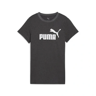 Abbildung von Puma ESS No. 1 Logo T Shirt Damen Mit Print Dark Gray Heather Größe: M
