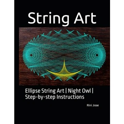 Abbildung von String Art: Ellipse Art Night Owl step by Instructions