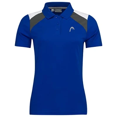 Abbildung von HEAD CLUB 22 Tech Polo Shirt Women, blau, XL