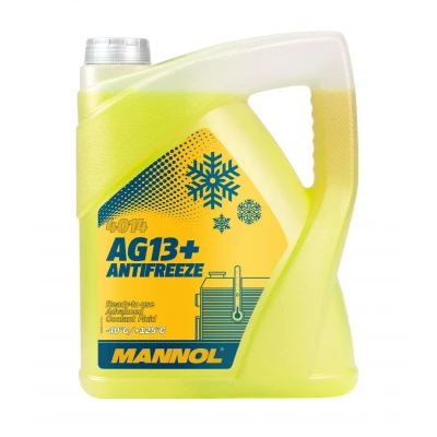Abbildung von MANNOL AG13+ Advanced MN4014 5 Frostschutz G13 gelb SKODA: Fabia 2 Schrägheck, Superb II Kombi, Rapid VOLKSWAGEN: Passat B7 Alltrack