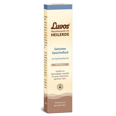 Abbildung von Luvos Naturkosmetik getöntes Gesichtsfluid bronze