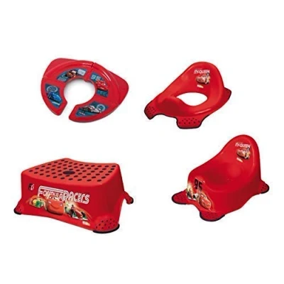Abbildung von Disney Cars: Töpfchen + WC Aufsatz Hocker faltbarer Reise Toilettentrainer