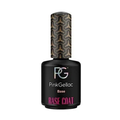 Abbildung von Pink Gellac Base Coat für Shellac Nagellack Gel Nägel UV Lang Anhaltend in Salonqualität Made Holland Farbloser