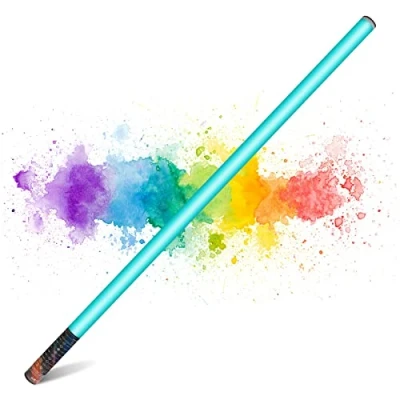 Abbildung von LUXCEO Mood1 RGB LED Videoleuchte Lichtstab, Farbe &amp; Szene einstellbar,Eingebauter 2000mAh Akku, 120cm Foto Beleuchtung für YouTube, TikTok,Vlogging,Partybar,Game Streaming Licht