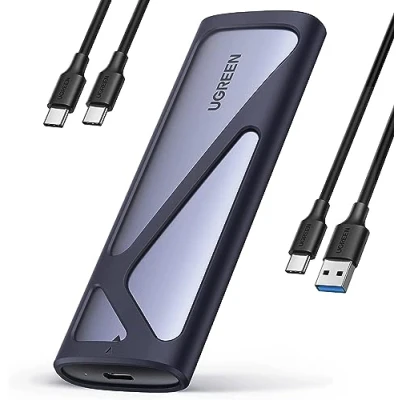Abbildung von UGREEN CM400 90264B M.2 SATA/NVMe Festplattengehäuse