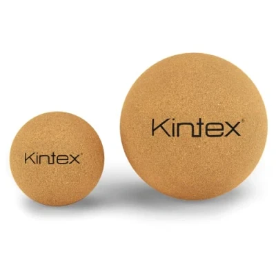 Abbildung von Kintex Faszienball aus Kork, 5 cm oder 8 cm, Massageball zur Selbstmassage, Eigenmassage, Regeneration nach dem Sport, Korkball, Faszienkugel (8 cm)