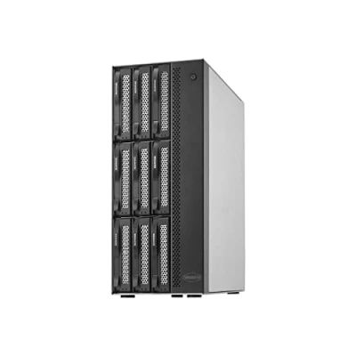 Abbildung von TERRAMASTER T9 450 9Bay NAS Storage Hochgeschwindigkeits Network Attached mit Quad Core CPU, 8GB DDR4, Zwei SFP+ 10GbE Schnittstellen, Netzwerkspeicherserver (ohne Festplatte)