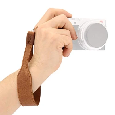 Abbildung von MegaGear MG1613 SLR, DSLR Handschlaufe aus echtem Leder, Braun