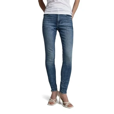 Abbildung von G Star 3301 Skinny Jeans Slim Fit, Damen, Größe: 27x32, Faded cascade