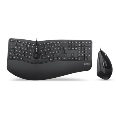 Abbildung von Perixx PERIDUO 505BDE USB Tastatur, Maus Set Deutsch, QWERTZ Schwarz E Tastatur