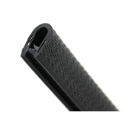 Abbildung von KS1 4S M Kantenschutzprofil von SMI Kantenschutzprofi Klemmbereich 1 4 mm PVC Gummi Klemmprofil mit Stahleinlage Kantenschutz Schwarz matt einfache Montage selbstklemmend ohne Kleber (5 m)