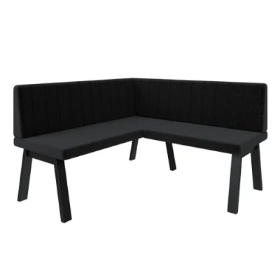 Abbildung von Eckbank Akiko Metal A Eckbankgruppe für Ihrem Esszimmer, Küche modern, Sitzecke, Essecke. Perfekt Küche, Büro und Rezeption. Solide Starke Verarbeitung. (130x130 Inari100)