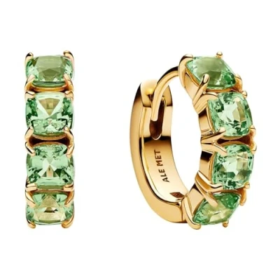 Abbildung von Pandora Damen Ohrringe Gold/Grün 263851C01