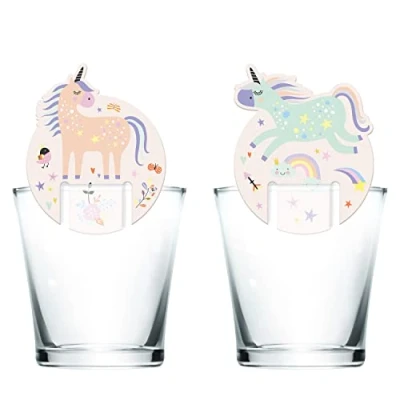Abbildung von Folat 68309 Glasmarker Unicorns &amp; Rainbows 6 Stück