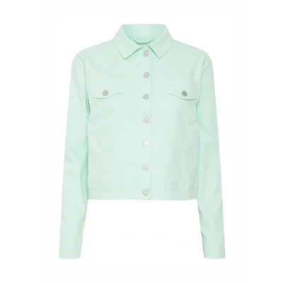 Abbildung von Fransa Jeansjacke, Damen, Größe: 38, Brook green