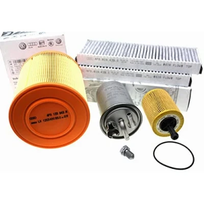 Abbildung von Original Audi Teile A6 4F C6 2.0L TDI Motor Inspektionspaket Filter Paket Service 5 teilig