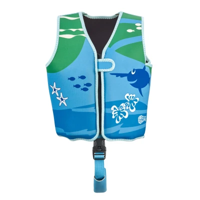 Abbildung von Beco Sealife Schwimmweste Schwimmlernweste, Kinder Weste Schwimmlernhilfe, blau/grün, Größe S