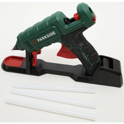 Abbildung von Parkside Heißklebepistole PHP 500 E3, kabellos, Aufnahme: Ø 11 mm, 200 C, Klebepistole