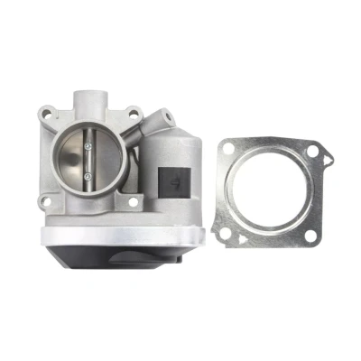 Abbildung von PIERBURG 7.03703.39.0 Drosselklappe 44 elektrisch mit Dichtung Steuergerät/Software muss angelernt/upgedatet werden VOLKSWAGEN: Polo IV Schrägheck