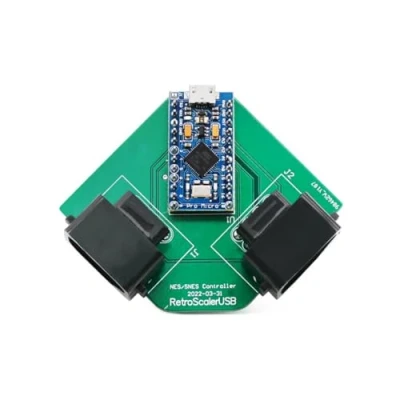 Abbildung von RetroScalerUSB USB Adapter für DB9 Joysticks (kompatibel mit Commodore, Atari, Sega Megadrive etc.), Version:NES