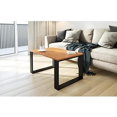 Abbildung von AKKE Couchtisch Wohnzimmertisch Beistelltisch Tisch Für Wohnzimmer Erle 65 x 55