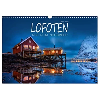 Abbildung von Lofoten Inseln im Nordmeer (Wandkalender 2025 DIN A3 quer), CALVENDO Monatskalender