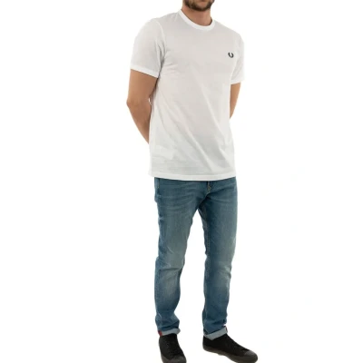 Abbildung von T SHIRT UOMO FRED PERRY WHITE