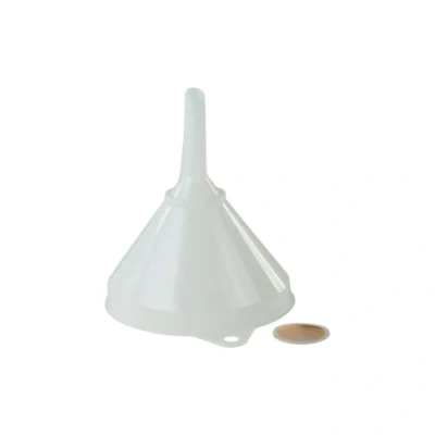 Abbildung von hünersdorff Fasstrichter 253 mm, mit Sieb, HD PE, natur
