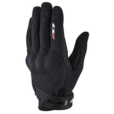 Abbildung von LS2 Handschuhe Dart II schwarz Größe S geeignet für den Frühling;Sommer;Herbst hochwertigen Textil Abriebfestigkeit Reißfestigkeit Aufprallschutz Ergonomisch