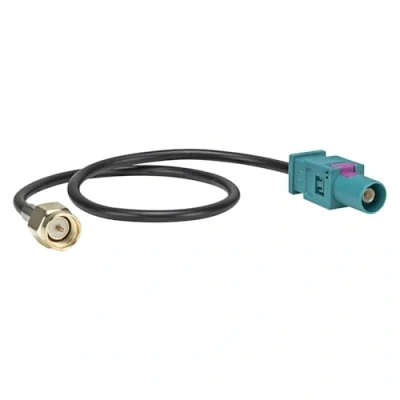 Abbildung von tomzz Audio 1500 035 Fakra (M) Antennenadapter Stecker auf SMA kompatibel mit Audi Seat Skoda VW GSM GPS DAB Navi