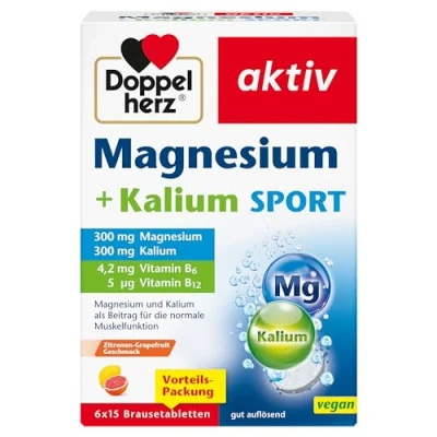 Abbildung von Doppelherz Magnesium + Kalium Sport 6X15 St