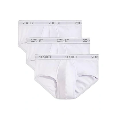Abbildung von 2(x)ist)IST Herren Essential Cotton Contour Pouch Slip 3er Pack, reinweß, Small