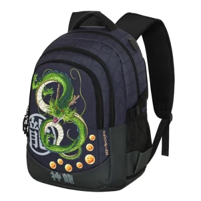 Abbildung von Dragon Ball Shenron Plus Running Rucksack, Dunkelblau, 34 x 46 cm, Kapazität 32 L
