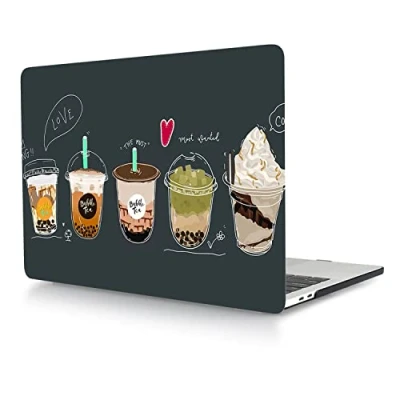 Abbildung von Hülle Kompatibel mit MacBook Air 13 Zoll 2017 2016 2015 2014 2013 2012 2011 2010 Freisetzung A1466 A1369, Plastik Schützend Hartschale Snap Case für Zoll, Milchtee